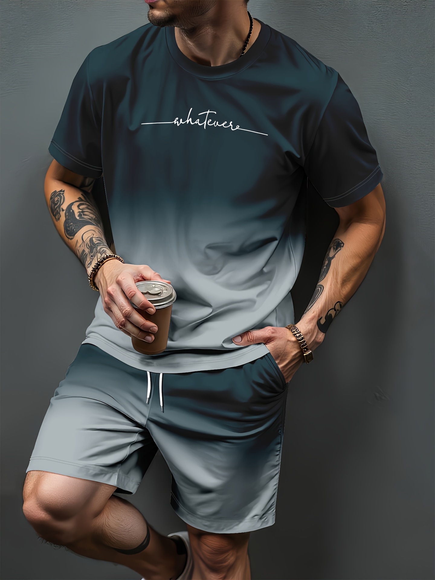 3D Printing Kpop - Ensemble de survêtements décontractés pour hommes