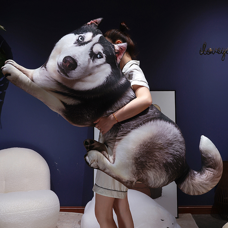 3D Printing With Pp - Coussin en peluche Husky simulé, imprimé