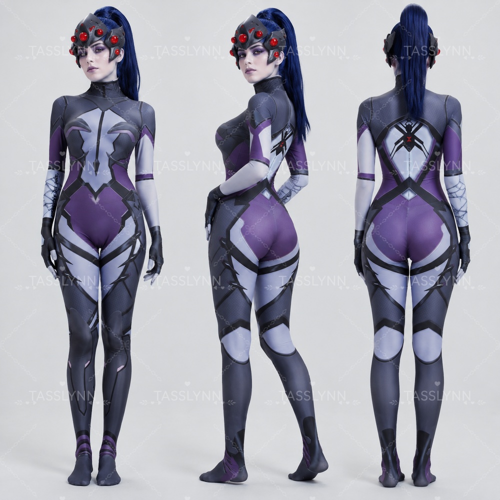 3D Printing Game - Combinaison Zentai Cosplay Overwatch Widowmaker Peau
