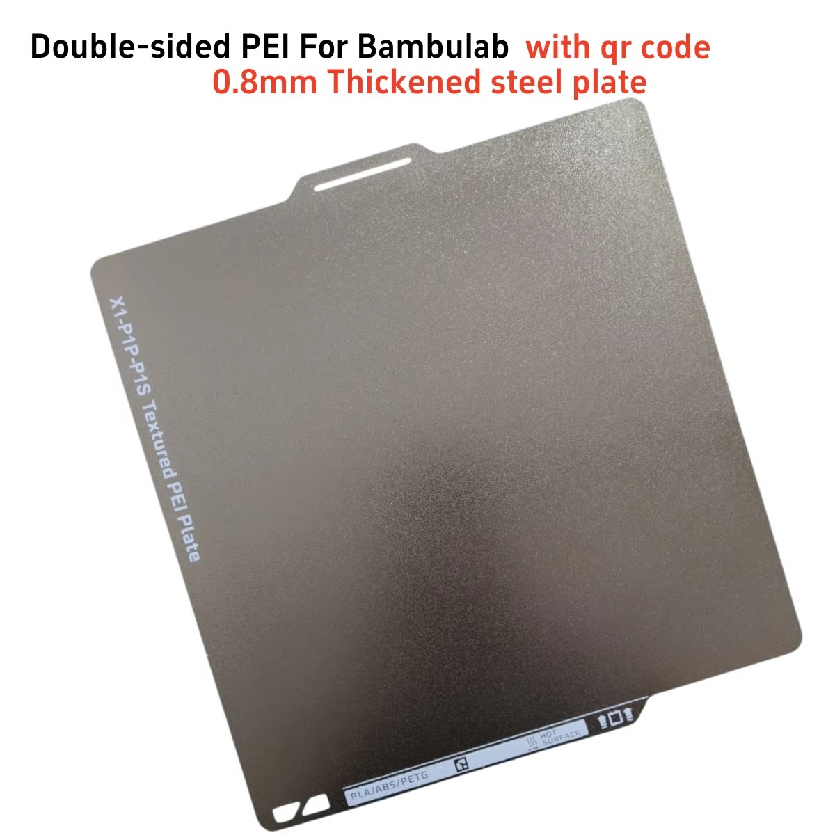 3D Printing Bambu Lab A1 - Plaque Bambulab X1c 257x257 Pei texturée