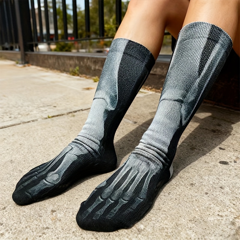 3D Printing X Ray - Chaussettes 3D Skeleton X-Ray pour hommes