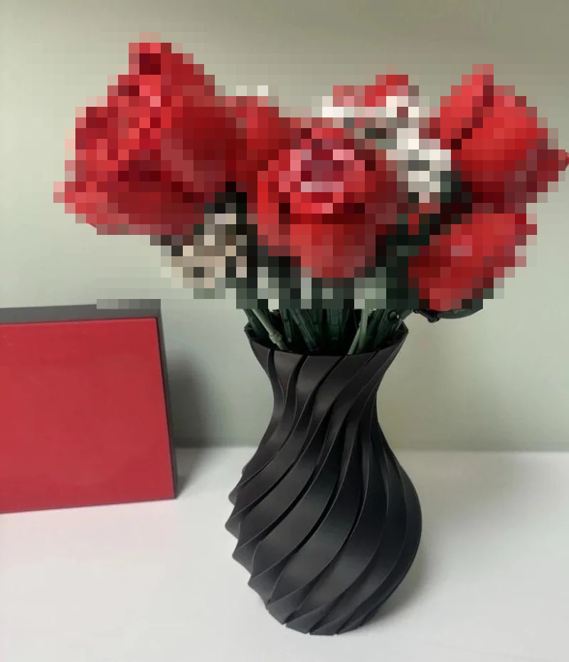 3D Printing Lego Bricks - Vase pour Lego Bouquet Roses fleurs
