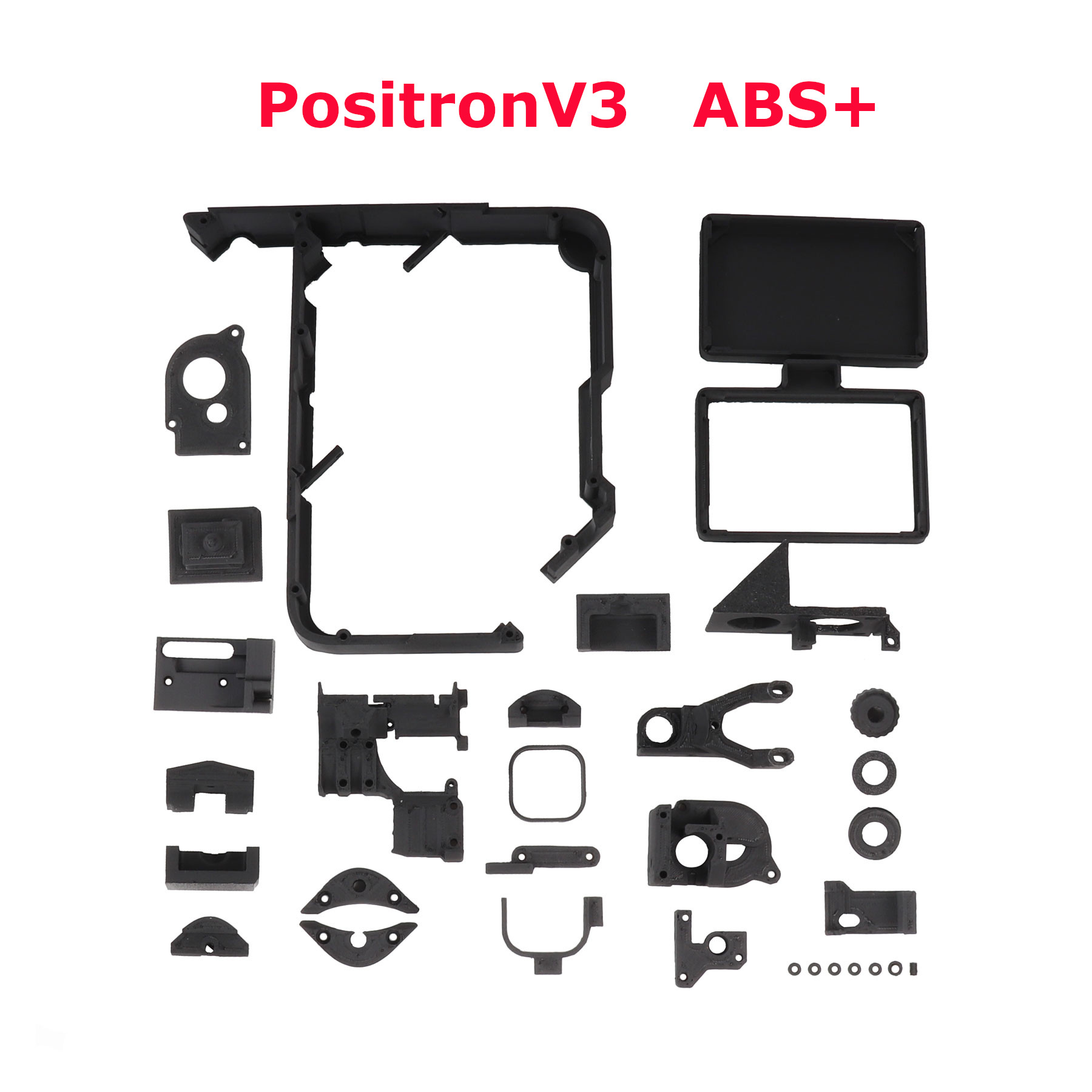 3D Printing Fdm - Blurolls-Imprimante 3D Positron V3, pièces imprimées