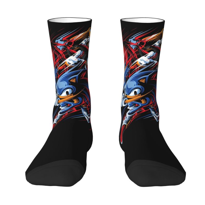 3D Printing Game - Chaussettes soniques personnalisées pour femmes et