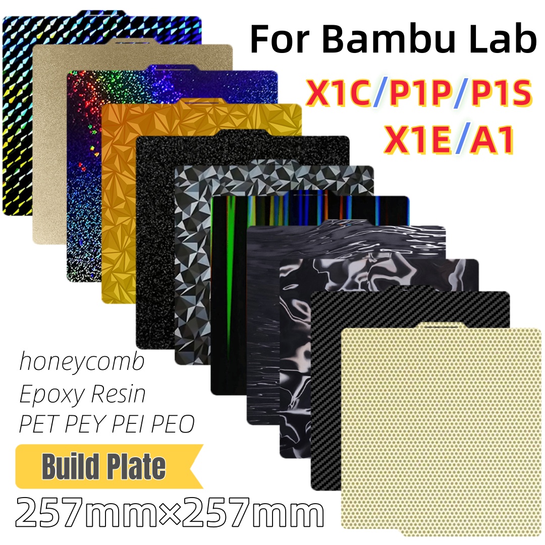 3D Printing Bambu Lab A1 - Plaque de construction 257x257 tôle d'acier