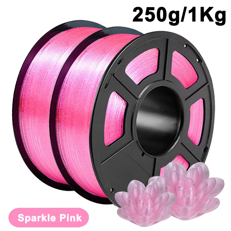 3D Printing Glass - 250g 1Kg PLA cristal scintillant rose