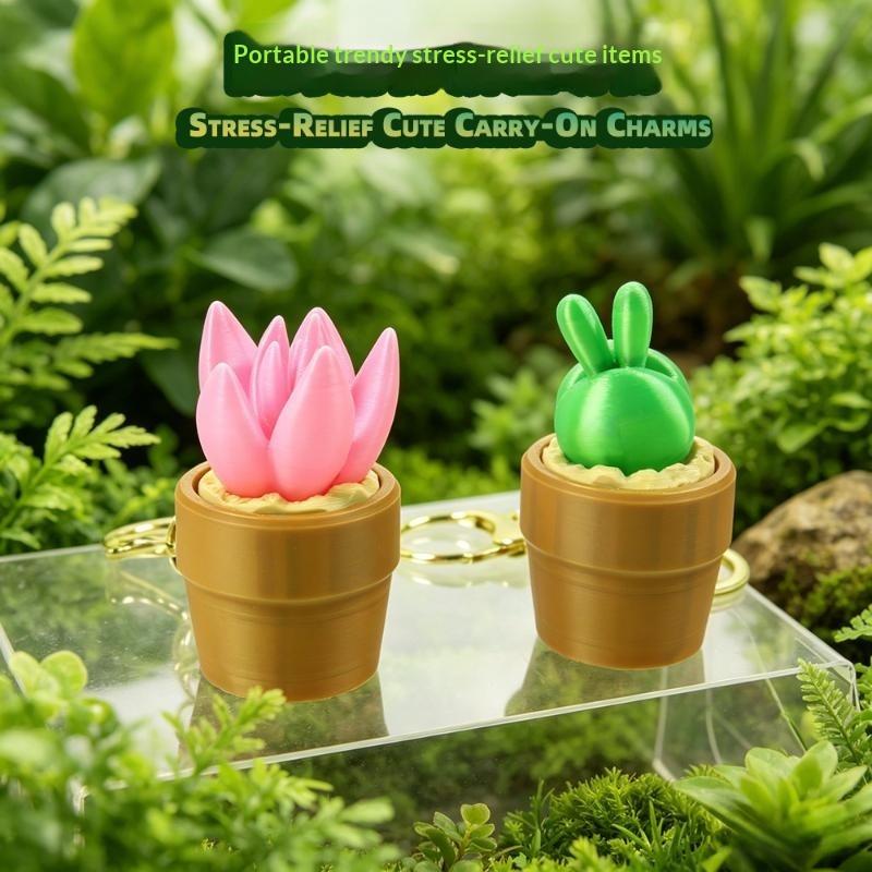 3D Printing With Pp - Porte-clés Clicker 3D Imprimé, Mini Jouet