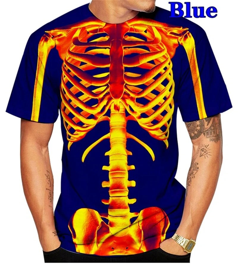 3D Printing X Ray - T-shirt graphique Seton pour hommes, modules