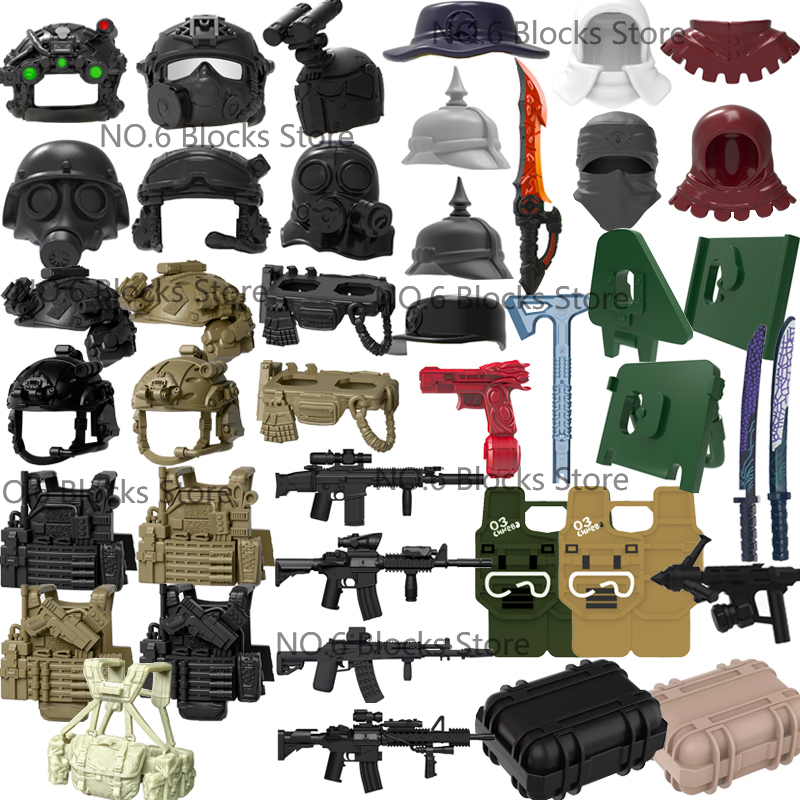 3D Printing Lego Bricks - Accessoires de figurines militaires, blocs de
