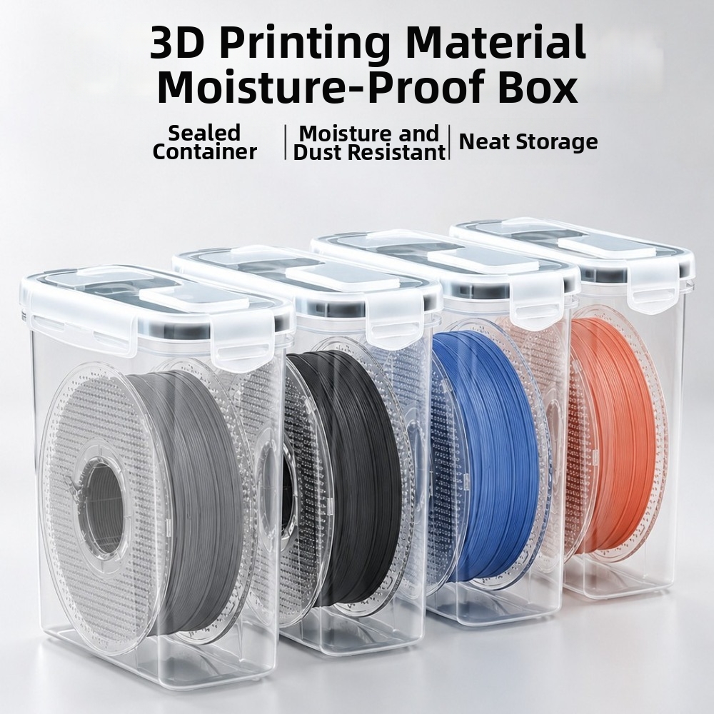 3D Printing With Pp - Conteneur de Filament Transparent Étanche à