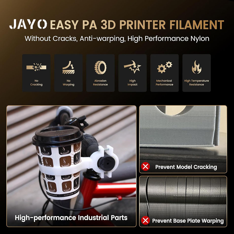 JAYO Filament PA facile 1.75mm - 3D Printing Fdm avis et prix