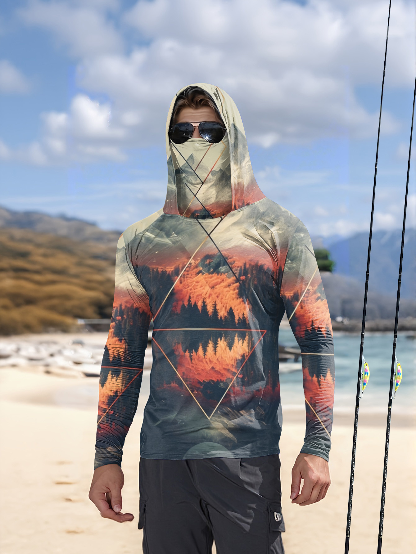 Sweat-shirt de pêche pour homm - 3D Printing Kpop avis et prix