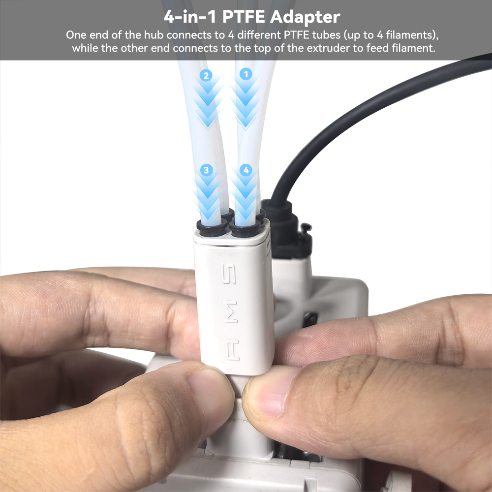Adaptateur PTFE 4-en-1 amélior - 3D Printing Bambu Lab A1 avis et prix