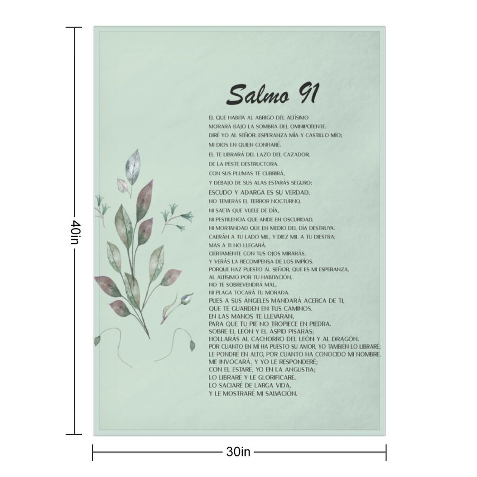 Salmo 91, couverture à jet ver - 3D Printing Verse avis et prix
