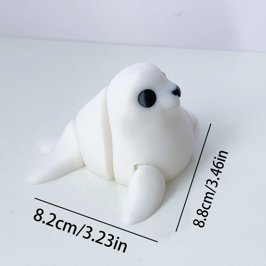 Modèle de sceau blanc mignon e - 3D Printing Glass avis et prix