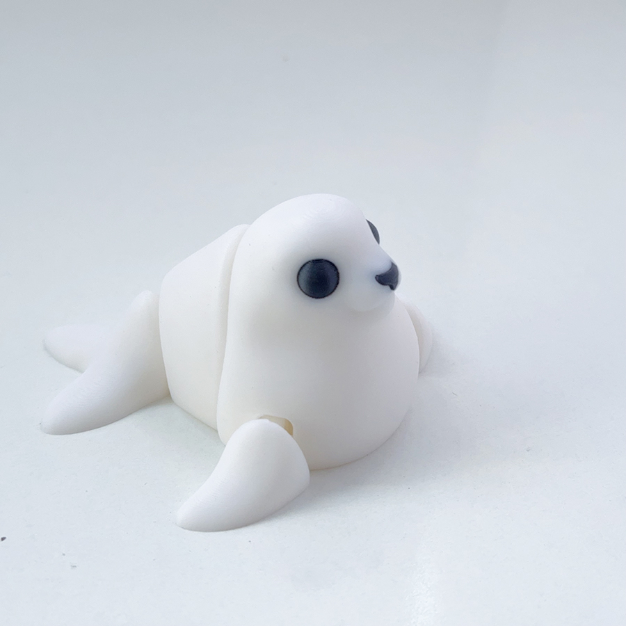 Modèle de sceau blanc mignon e - 3D Printing Glass avis et prix