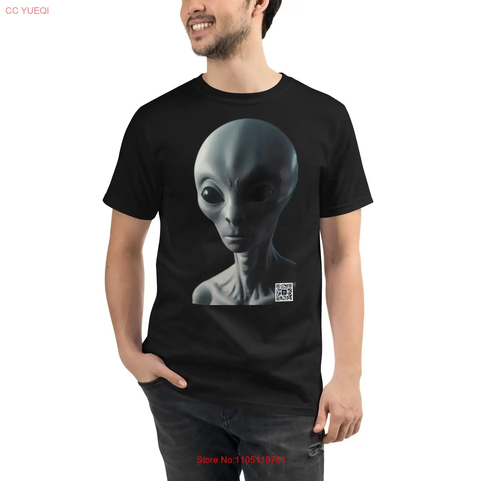 T-shirt Alien biologique pour  - 3D Printing Qr Codes avis et prix