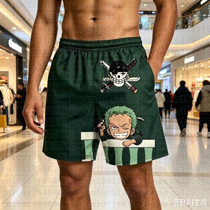Shorts imprimés 3D One Piece S - 3D Printing One Piece avis et prix