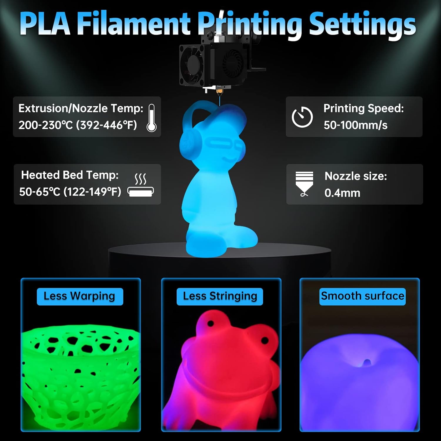 Filament d'imprimante 3D PLA q - 3D Printing Fdm avis et prix