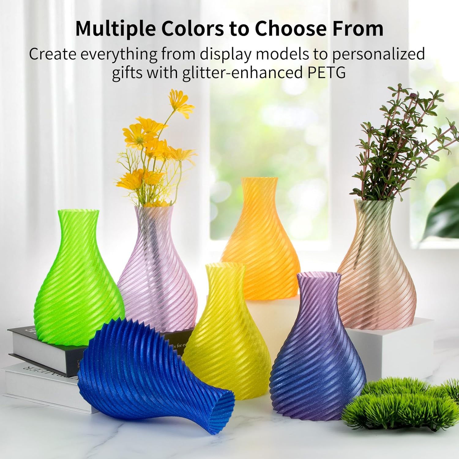 Filament PETG pailleté 1,75 mm - 3D Printing Glass avis et prix