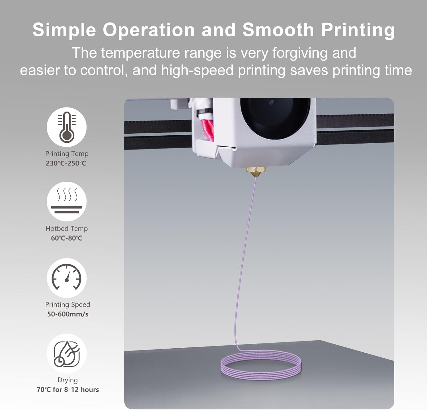 Filament PETG pailleté 1,75 mm - 3D Printing Glass avis et prix