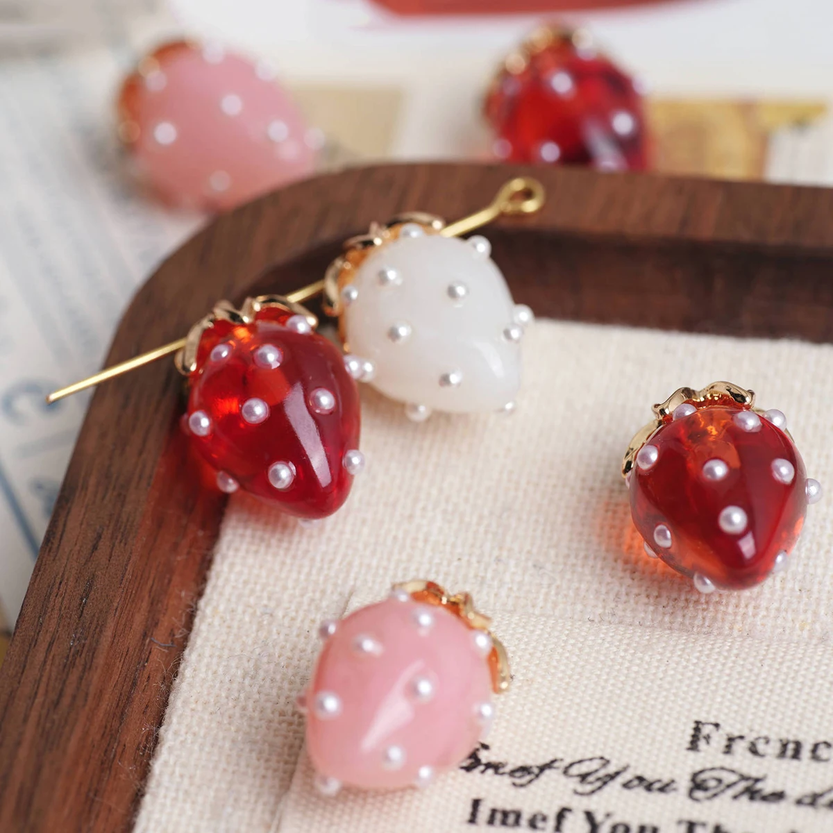 Lot de 2 perles acryliques 3D  - 3D Printing Apps avis et prix